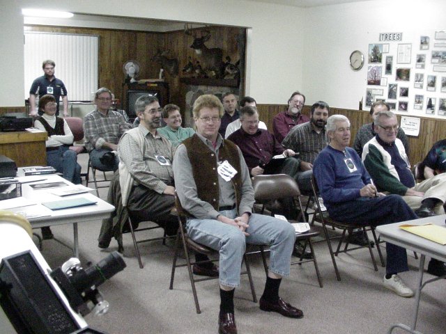 A club meeting at the Rochester EEC
